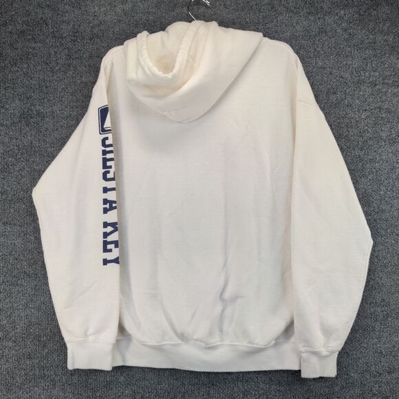 Siesta Key FL Hoodie Sweatshirt Mens Medium Pullover White Polycotton Blend - Picture 5 of 14